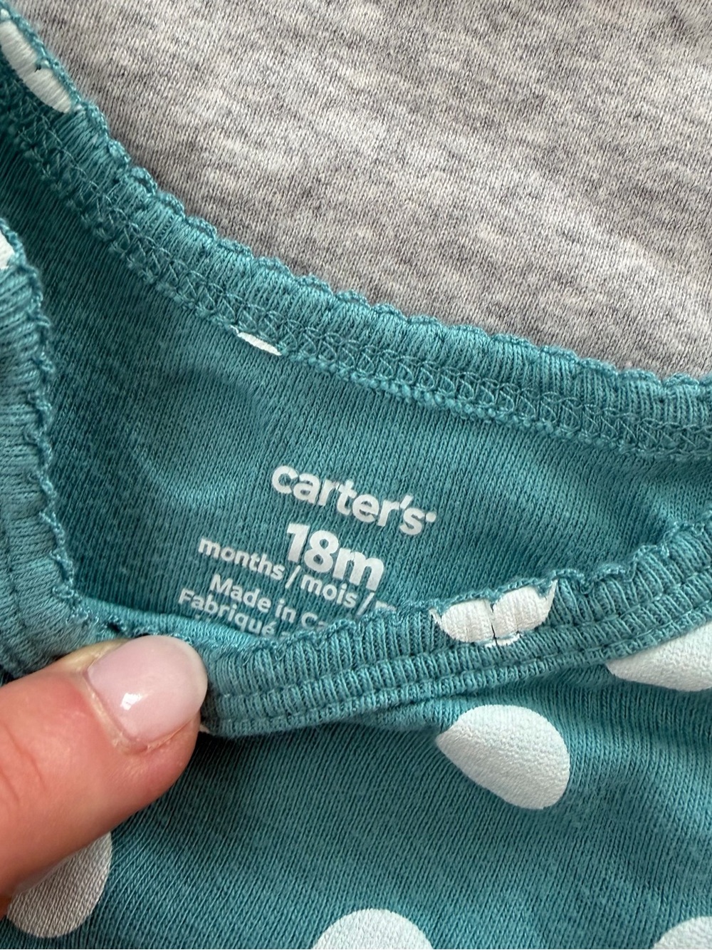 Set of One-Piece Bodysuits, Cotton, 18 months - Picture 4 of 6